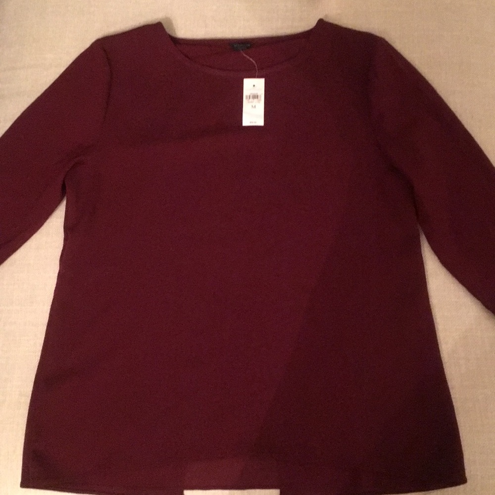 Maroon Ann Taylor Blouse.